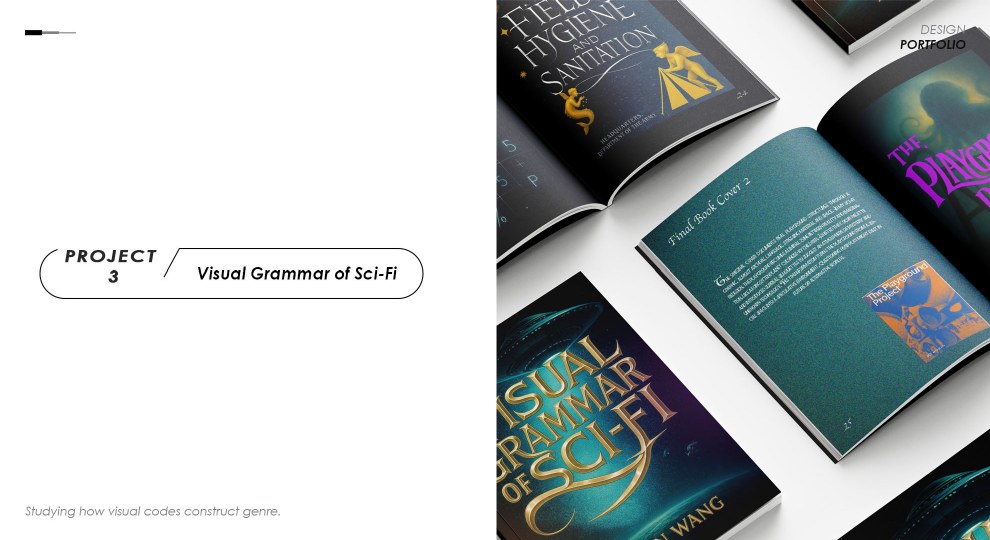 Visual Grammar of Sci-Fi project page 1